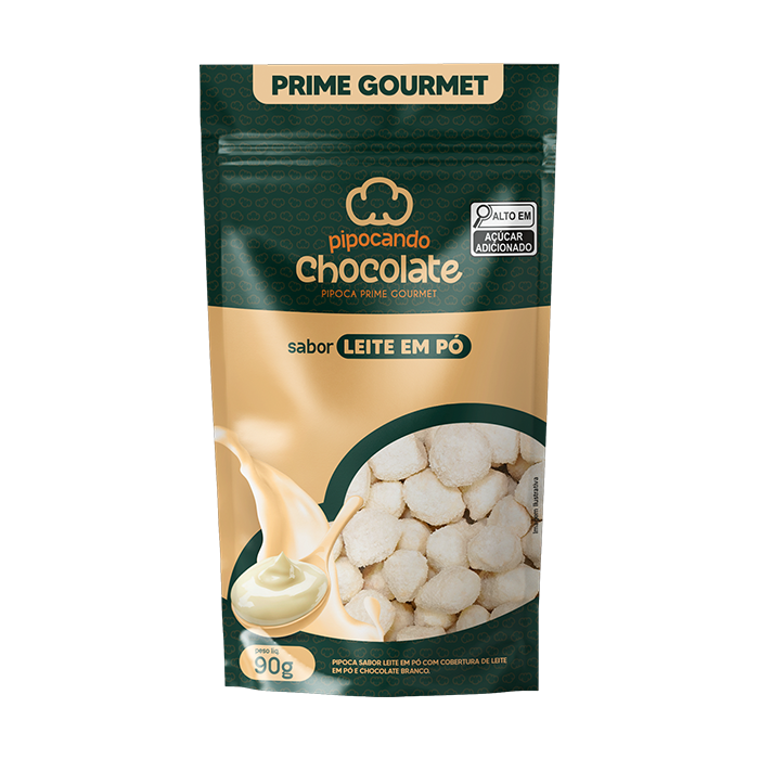 Pipoca Prime Gourmet Leite em Pó 90g